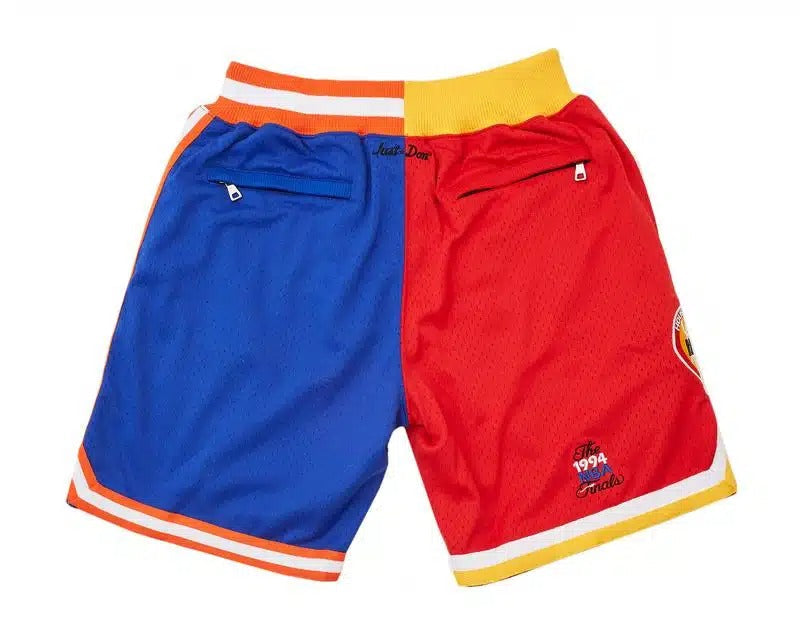 1994 NBA Finals Rockets x Knicks Shorts Red Blue