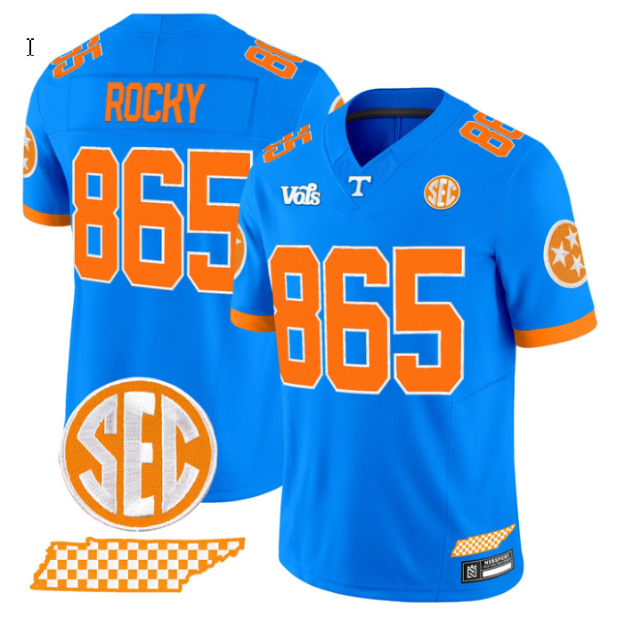 Tennessee Jersey #25 Tennessee Volunteers Blue Blaze Edition Stitched