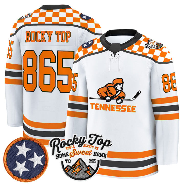 Rocky Top Jersey #865 Tennessee Volunteers 2025-26 Hockey Premium Stitched