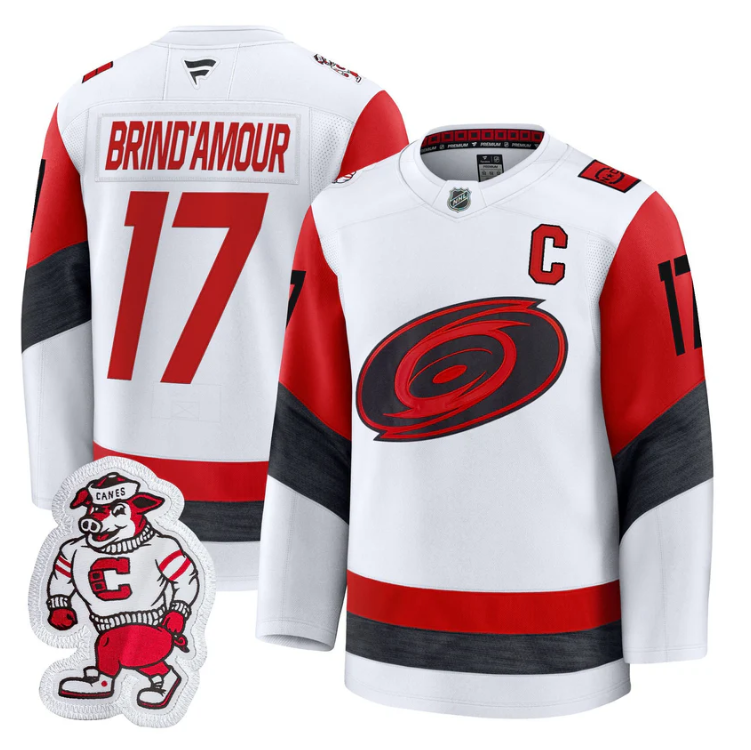 Rod Brind'Amour Jersey #17 Carolina Hurricanes 2025 - 26 Premium Stitched