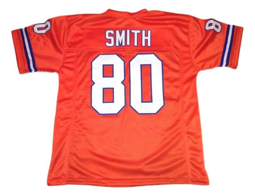 Rod Smith CUSTOM STITCHED Unsigned Football Jersey Orange