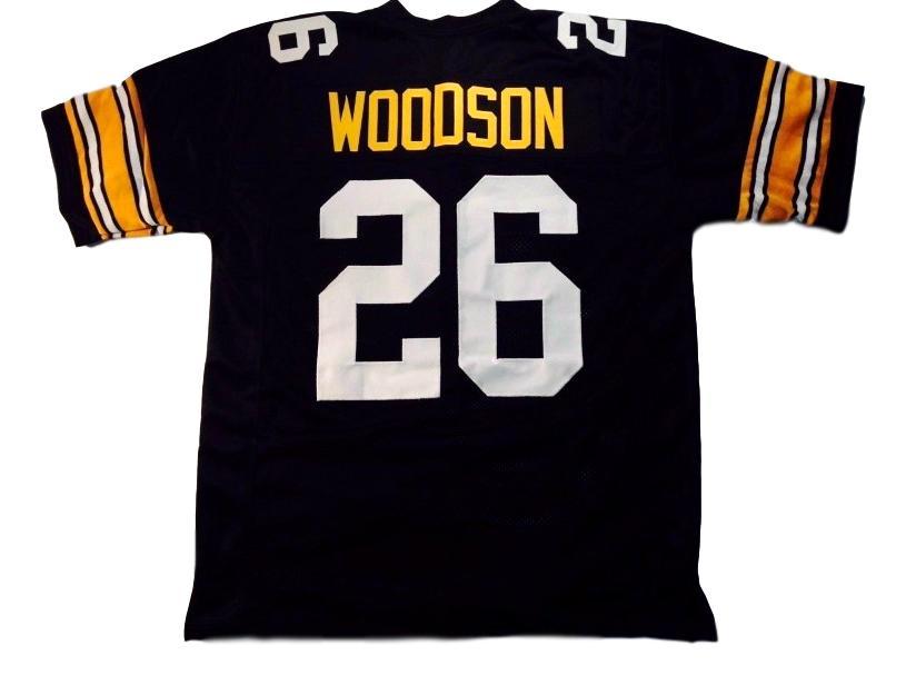 Rod Woodson CUSTOM STITCHED Unsigned Football Jersey Black