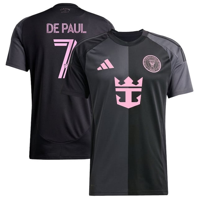 Rodrigo De Paul #7 Inter Miami CF 2025 The Fortitude Kit Men Jersey – Black