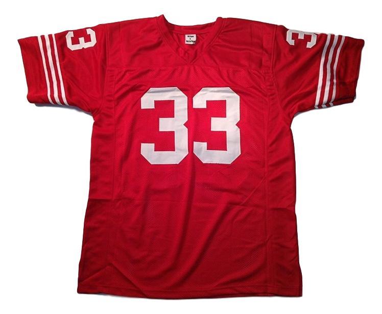 Roger Craig CUSTOM STITCHED Unsigned Football Jersey Red