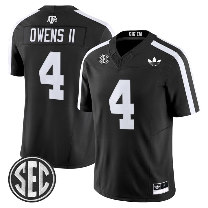 Rueben Owens II Jersey #4 Texas A&M Aggies 2025 Vapor V2 Stitched