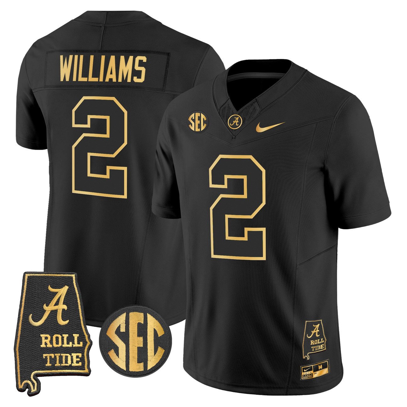 Ryan Williams Jersey #2 Alabama Crimson Tide 2025 Vapor Stitched