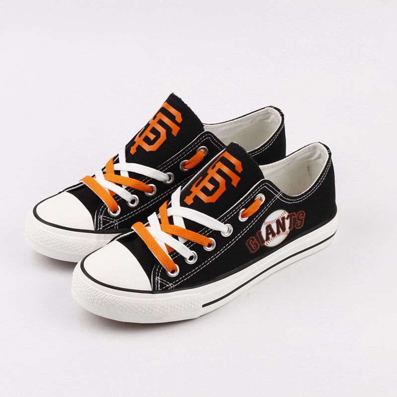 San Francisco Giants Limited Print MLB Baseball Fans Low Top Canvas Shoes Sport Sneakers T-DAC84H