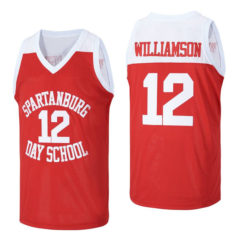 Startanburg Dayschool #12 Zion Williamson High School Basketball Jersey