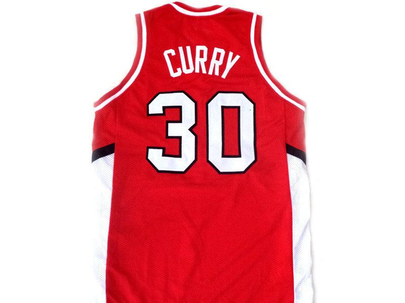 Stephen Curry Jersey #30 Davidson College Wildcats New Basketball Red (Copy)
