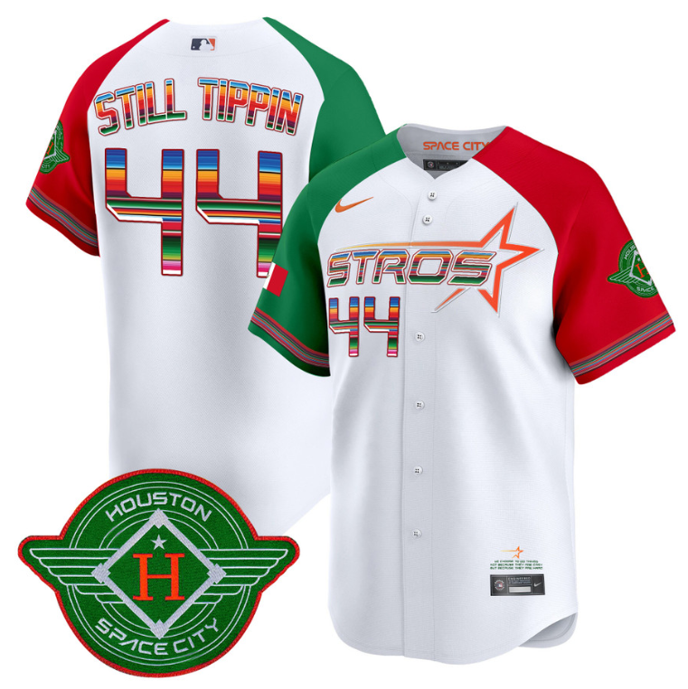 Still Tippin Jersey #44 Astros 2025 City Connect Mexico Vapor Premier Limited Stitched Alternate