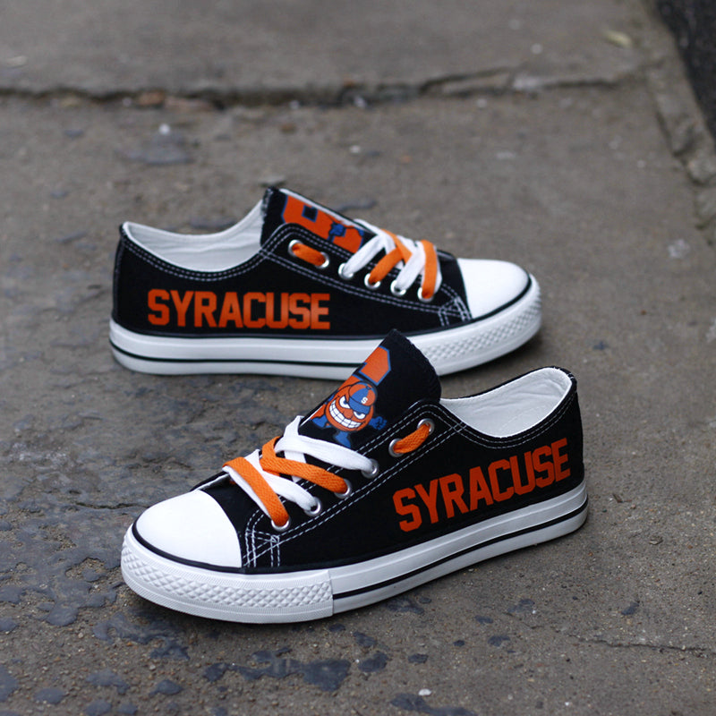 Syracuse Orange Limited Print NCAA College Students Low Top Canvas Shoes Sport Sneakers 1