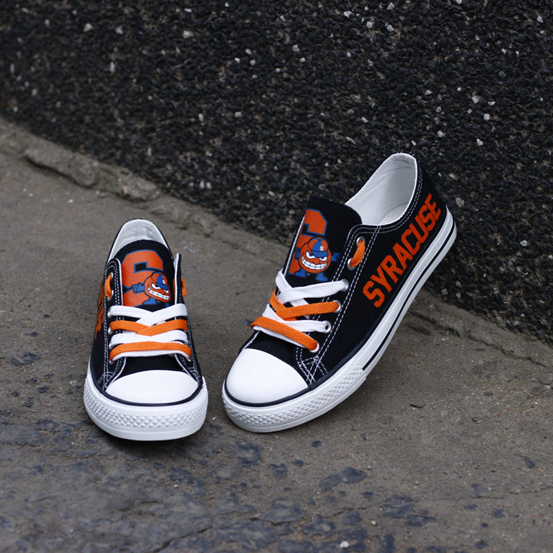 Syracuse Orange Limited Print NCAA College Students Low Top Canvas Shoes Sport Sneakers 1