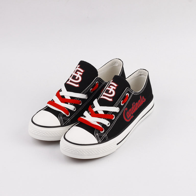 St. Louis Cardinals Limited Print MLB Baseball Fans Low Top Canvas Shoes Sport Sneakers T-DAC98H