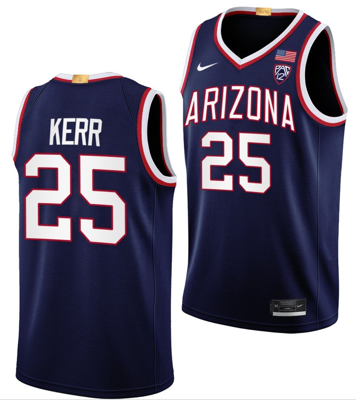 Steve Kerr Jersey Arizona Wildcats College Basketball Limited #25