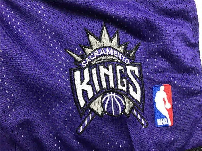 Sacramento Kings Shorts Purple SWISH - Basketball Shorts Store