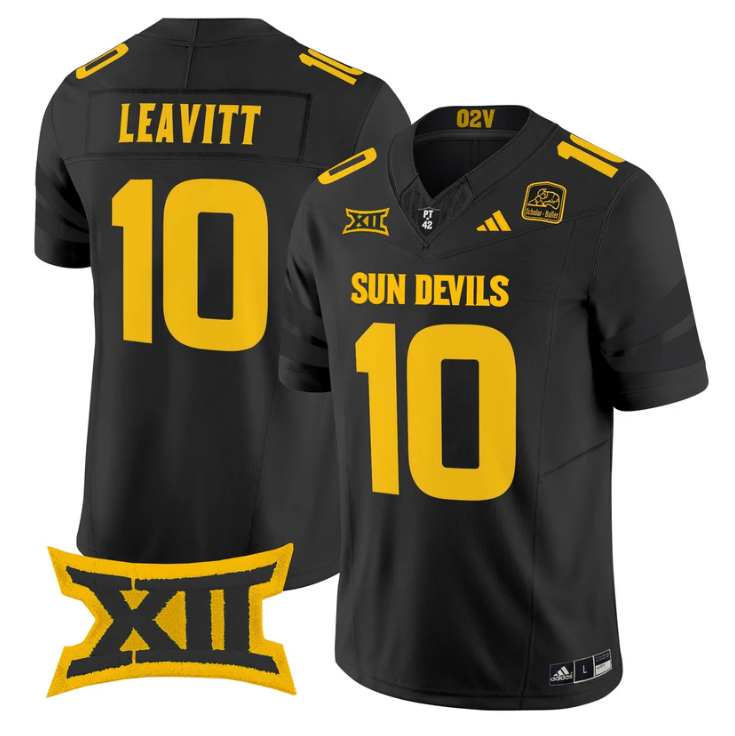 Sam Leavitt Jersey #10 Arizona State Sun Devils 2025 Vapor Stitched