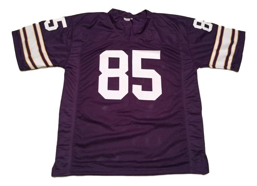 Sammy White CUSTOM STITCHED Unsigned Football Jersey Purple