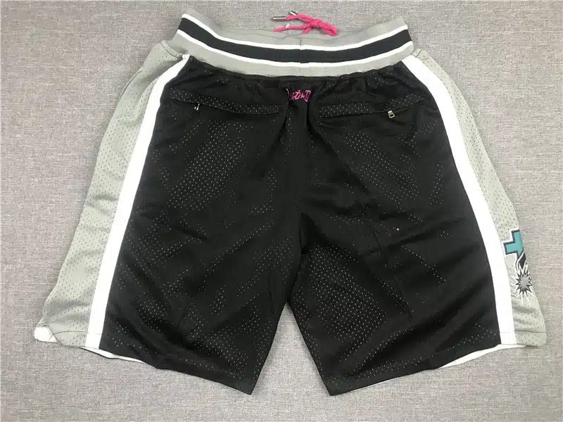 San Antonio Spurs 1998-99 Black 90s Shorts - Basketball Shorts Store