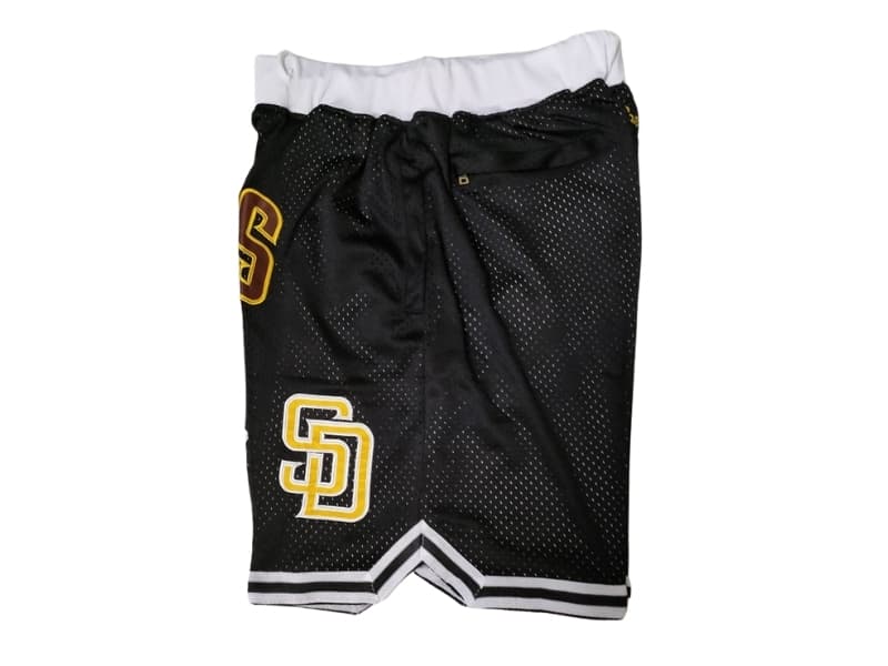 San Diego Padres 1989 World Series Black Shorts