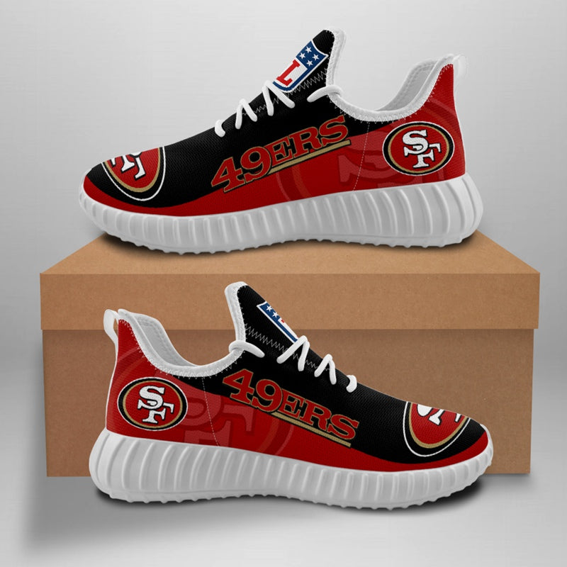 San Francisco 49ers Sneaker Shoes NFL For Men Women Fans
