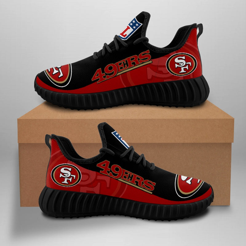 San Francisco 49ers Sneaker Shoes NFL For Men Women Fans