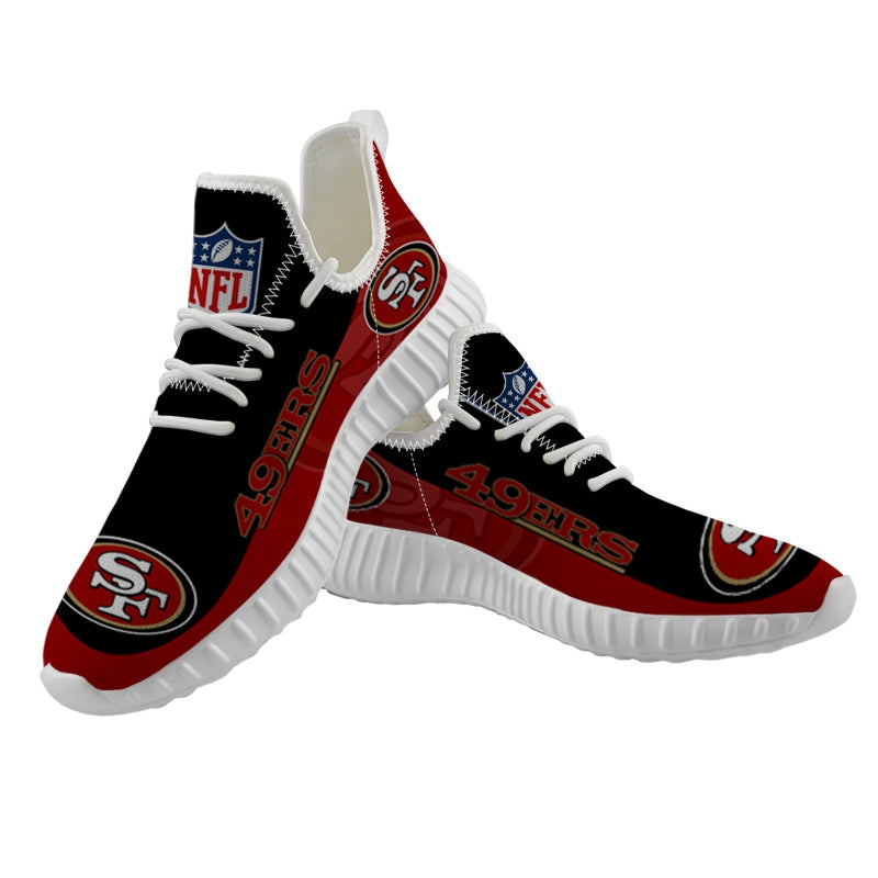 San Francisco 49ers Sneaker Shoes NFL For Men Women Fans