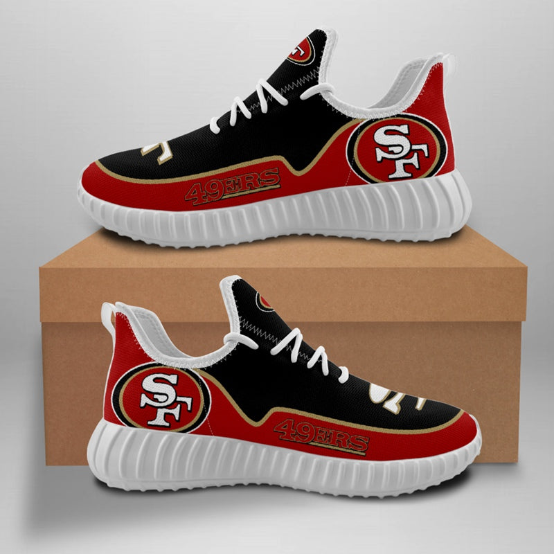 San Francisco 49ers Sneaker Shoes NFL For Men Women Fans