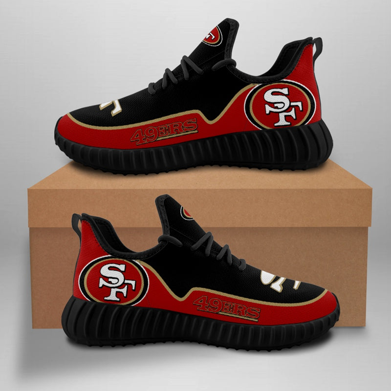 San Francisco 49ers Sneaker Shoes NFL For Men Women Fans