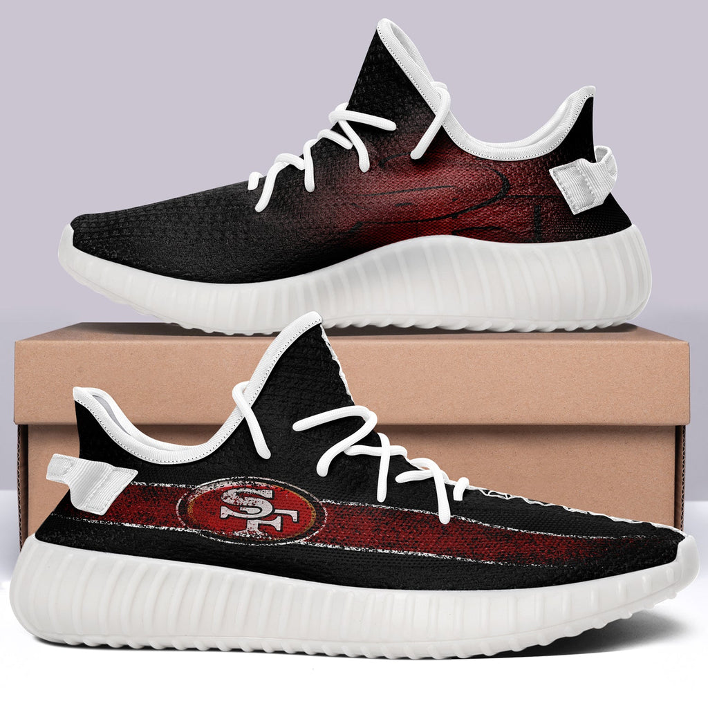 San Francisco 49ers V1 NFL 350v Yeezy Sneakers For Men Women Fans