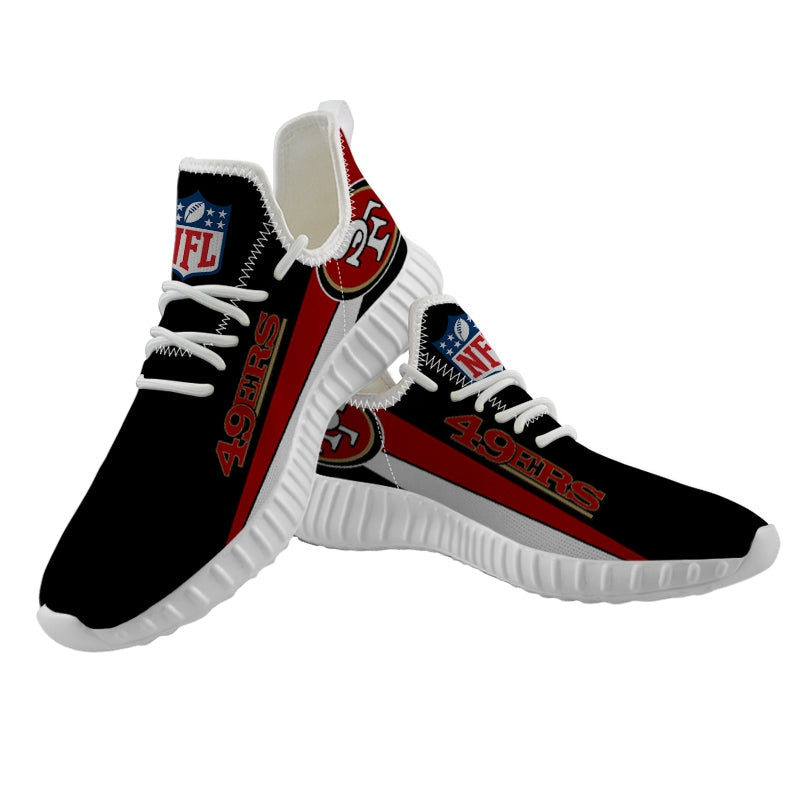 San Francisco 49ers Sneaker Shoes NFL For Men Women Fans