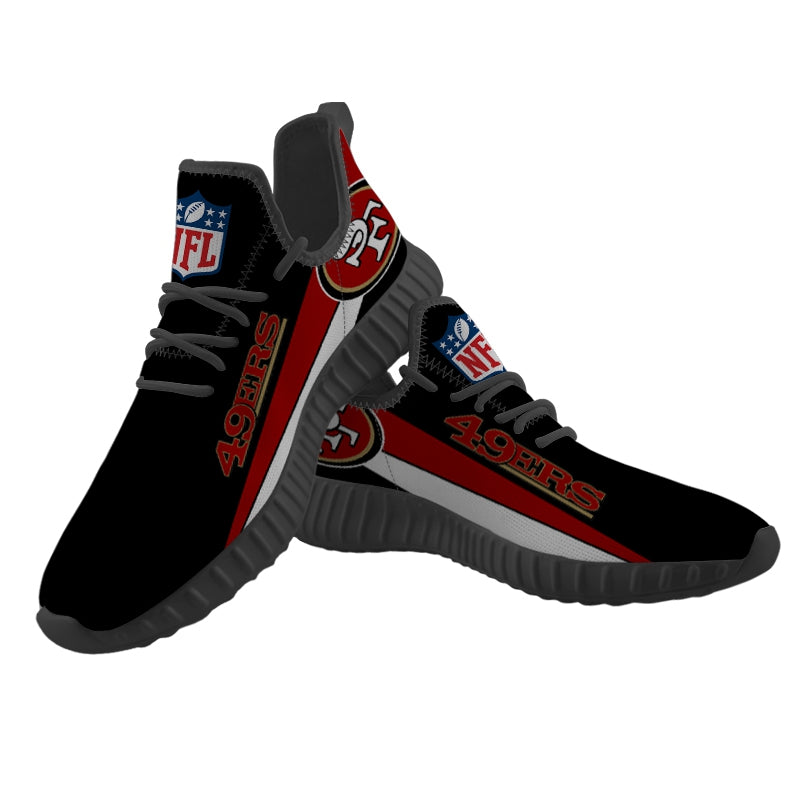 San Francisco 49ers Sneaker Shoes NFL For Men Women Fans