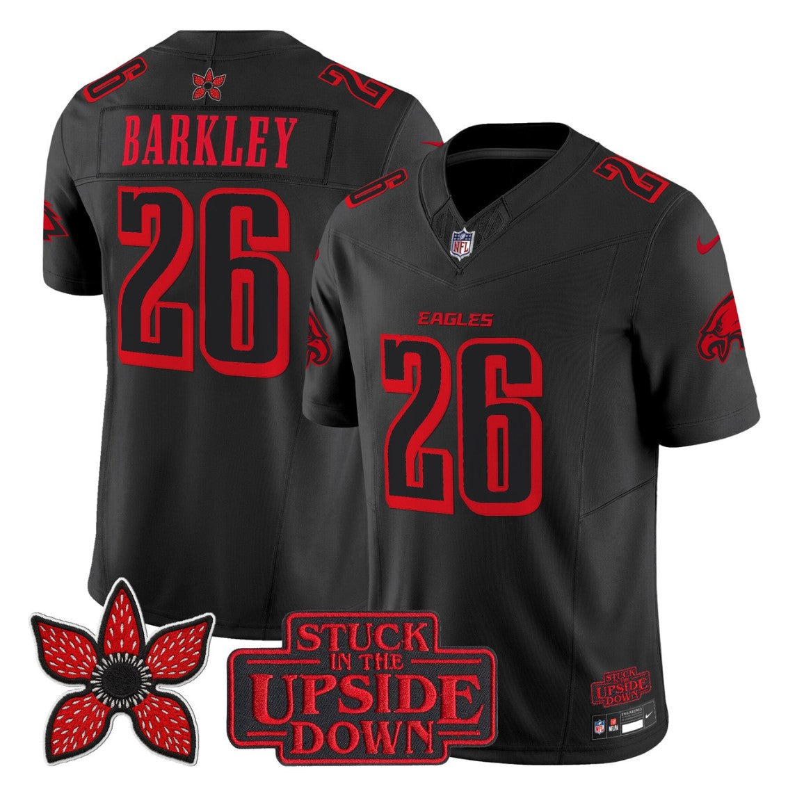 Saquon Barkley Jersey #26 Stranger Things Edition Vapor Limited All Stitched