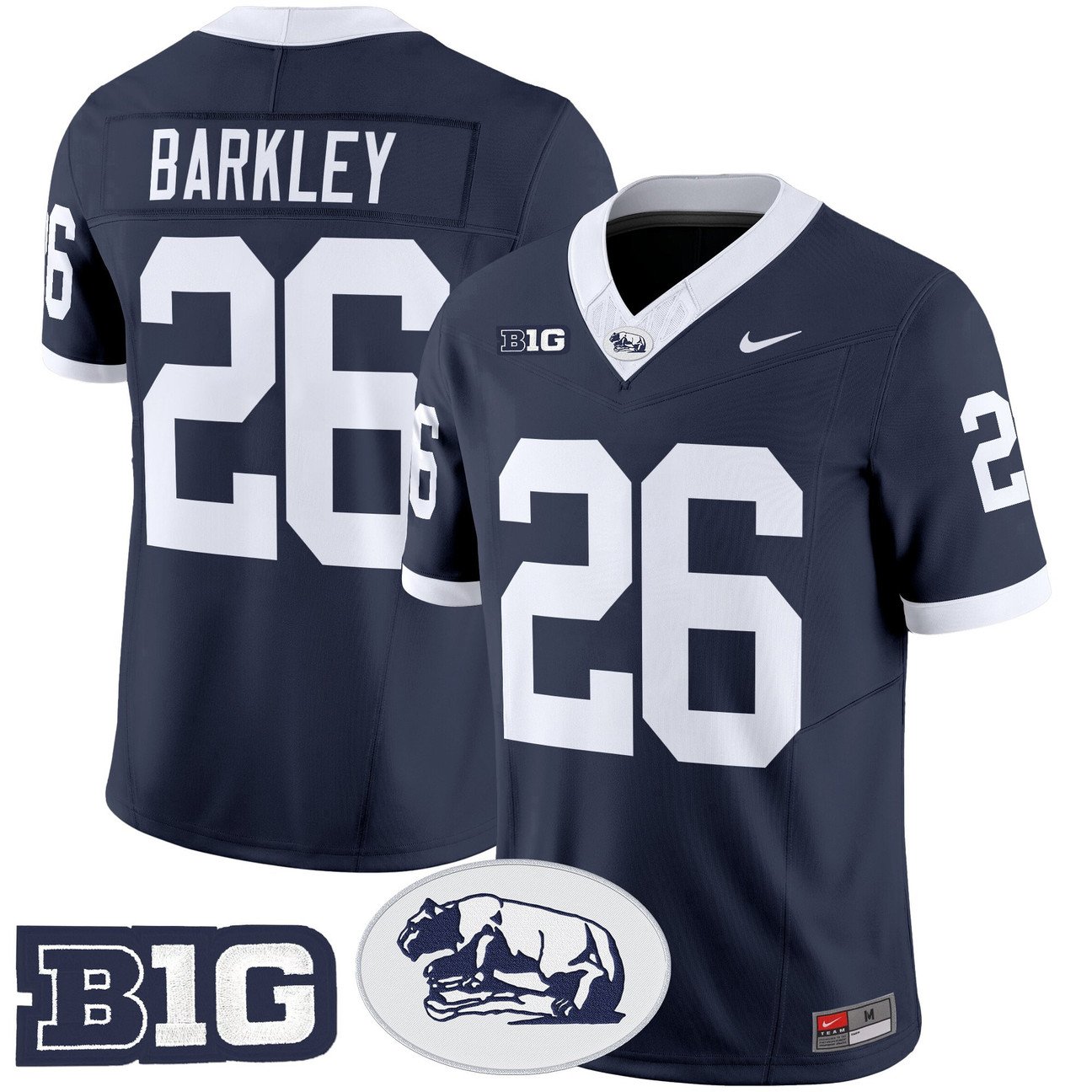 Saquon Barkley Jersey #26 Penn State Nittany Lions 2025 Throwback Limited Stitched