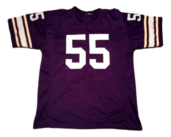 Scott Studwell CUSTOM STITCHED Unsigned Football Jersey Purple