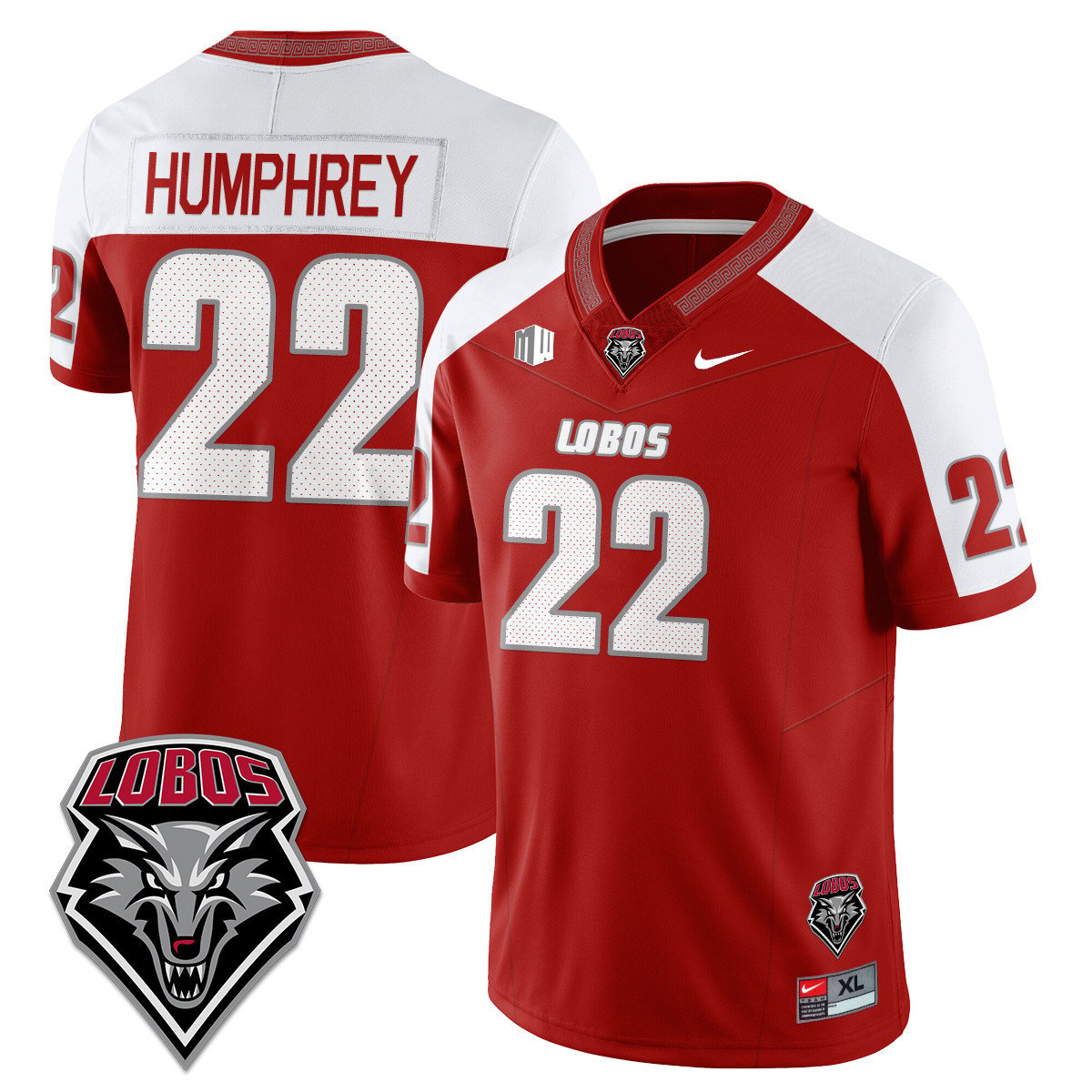 Scottre Humphrey Jersey #22 UNM Lobo Football 2025 Stitched Alternate