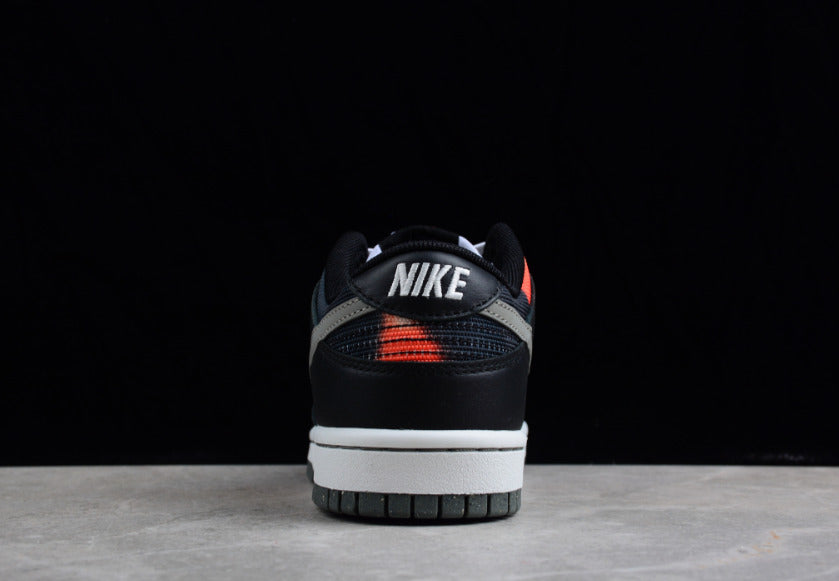 NK Dunk Low Graffiti Black Red Grey