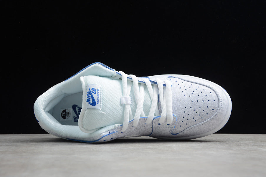 NK Dunk Low Pro PRM White Game Royal