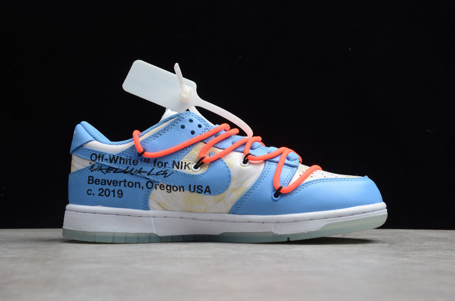 Off-White X Futura X NK Dunk Low UNC