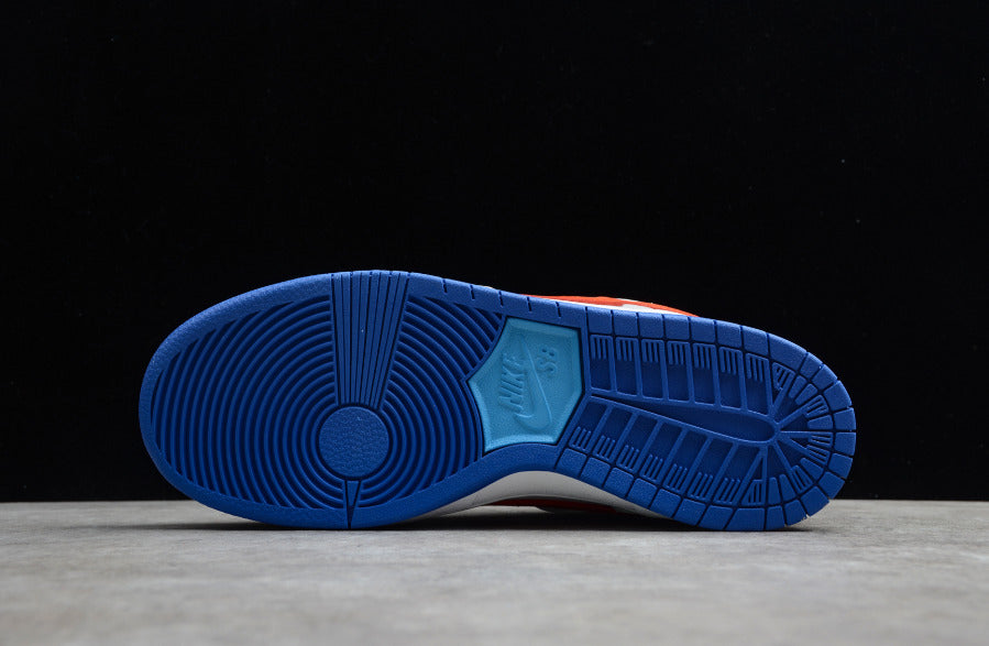 NK Dunk Low Pro White Orange Blue