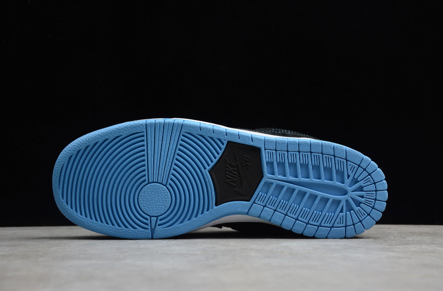 NK Dunk Low Black University Blue