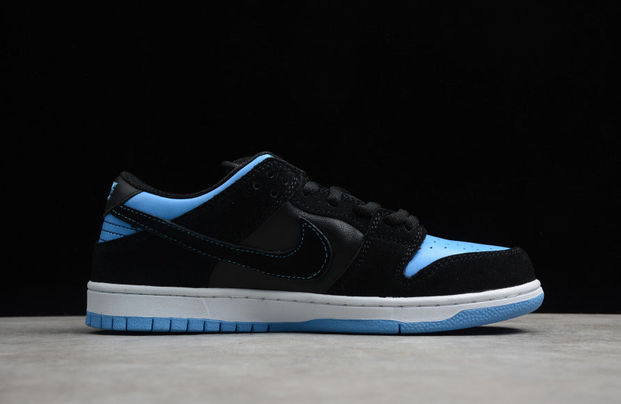 NK Dunk Low Black University Blue