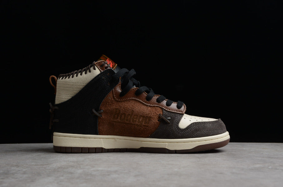 Bodega X NK Dunk High “Legends” Brown Beige White