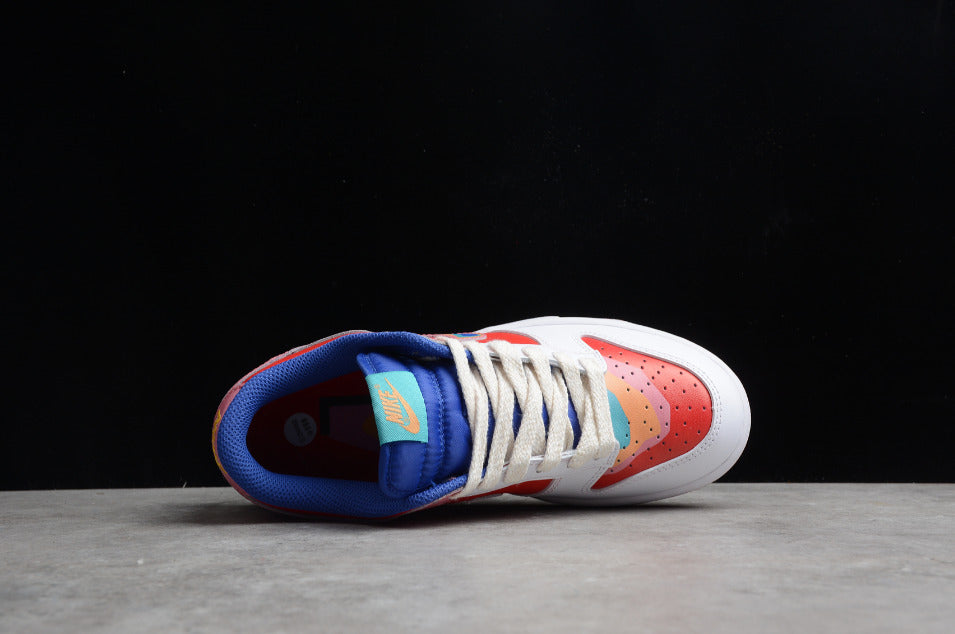 Cactusplantfleamarket X NK Dunk Low White Rainbow