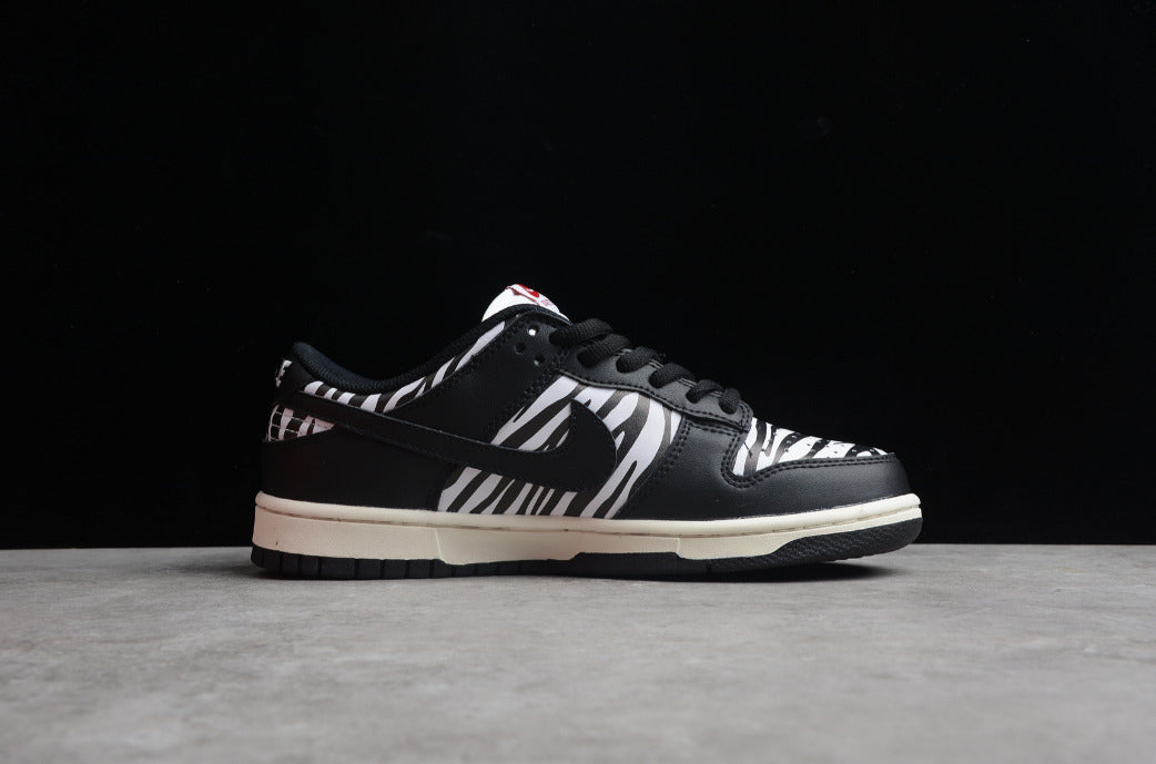 Quartersnacks X NK Dunk Low Zebra