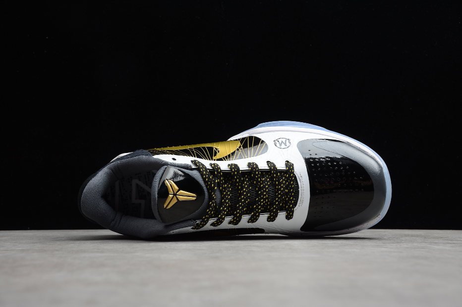 NK Kobe 5 Protro Black White Gold