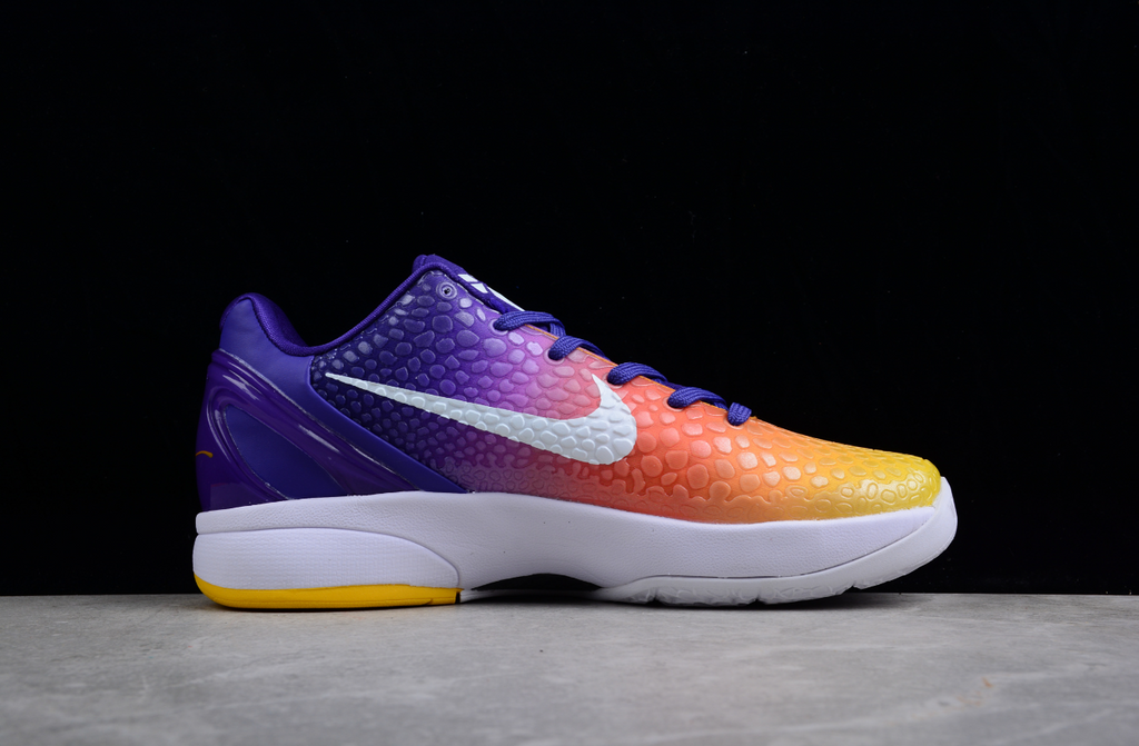 NK Kobe 6 Protro Purple Yellow White