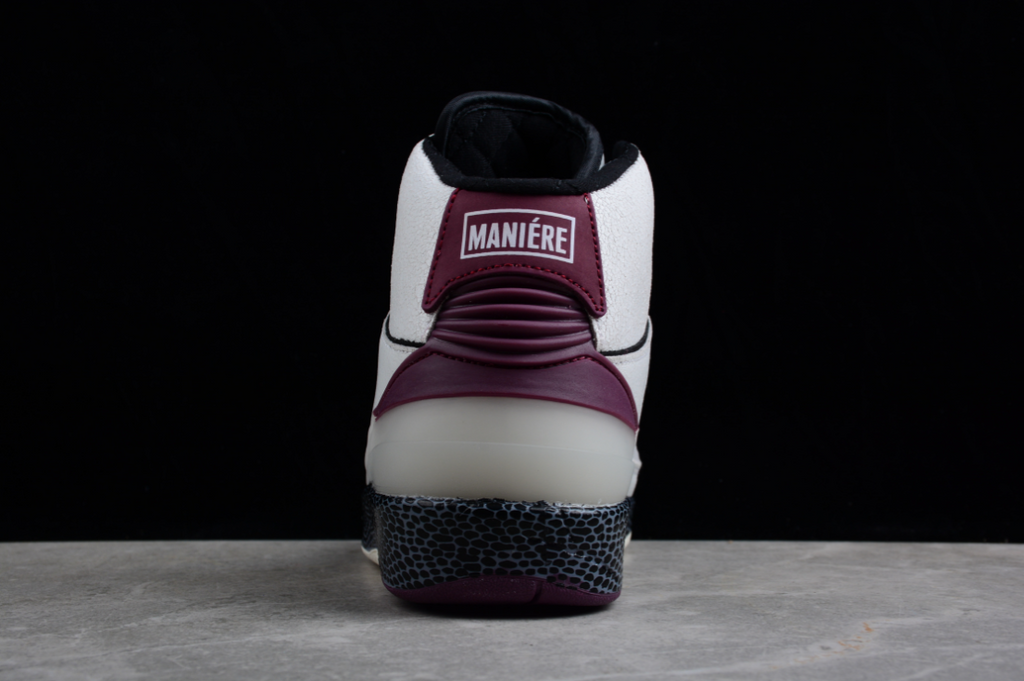 Off-White X Air Jordan 2 Retro SP White Dark Purple Black