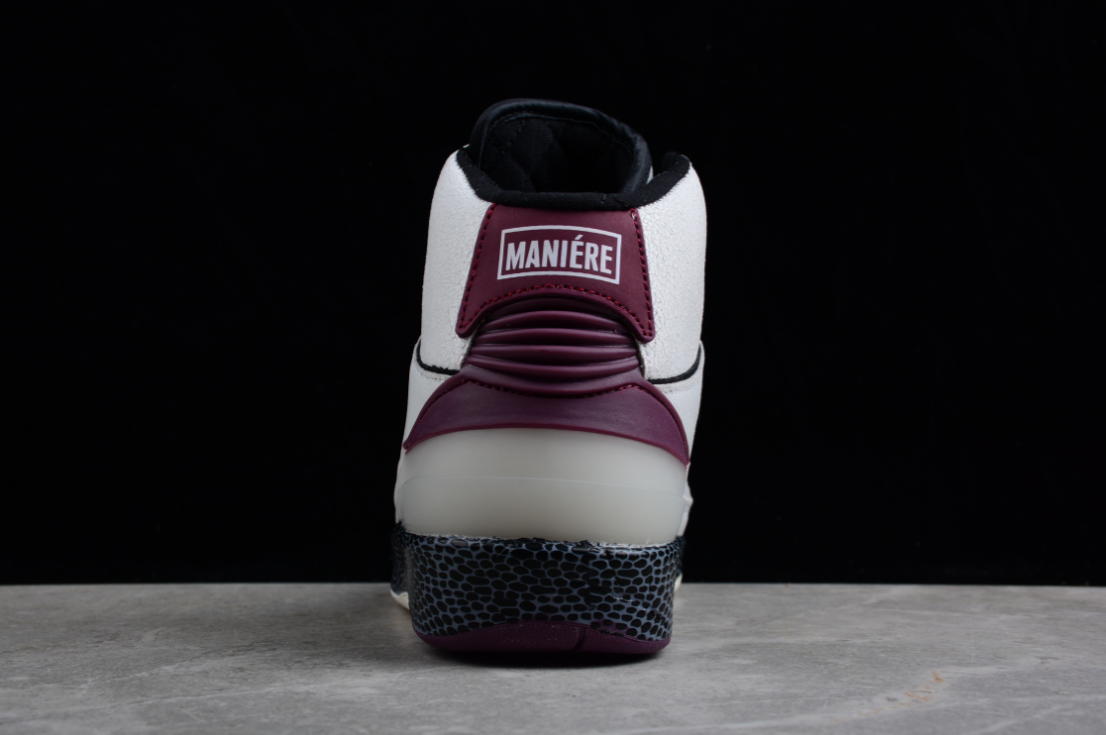 Off-White X Air Jordan 2 Retro SP White Dark Purple Black