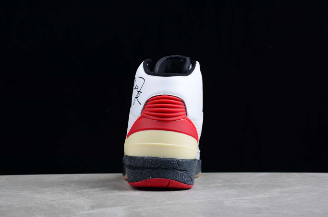 Off-White X Air Jordan 2 High White Varsity Red