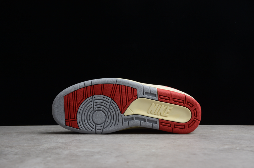 Off-White X Air Jordan 2 Low White Varsity Red